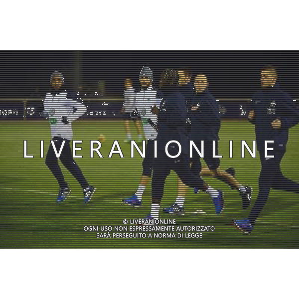Alexandre LACAZETTE / Layvin KURZAWA - 10.11.2014 - Entrainement Equipe de France Photo : Dave Winter / Icon Sport /Agenzia Aldo Liverani sas - ITALY ONLY - EDITORIAL USE ONLY - CONFERENZA STAMPA E ALLENAMENTO DELLA NAZIONALE DELLA FRANCIA