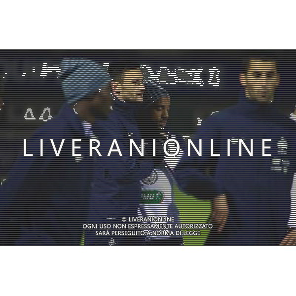 Hugo LLORIS / Alexandre LACAZETTE - 10.11.2014 - Entrainement Equipe de France Photo : Dave Winter / Icon Sport /Agenzia Aldo Liverani sas - ITALY ONLY - EDITORIAL USE ONLY - CONFERENZA STAMPA E ALLENAMENTO DELLA NAZIONALE DELLA FRANCIA