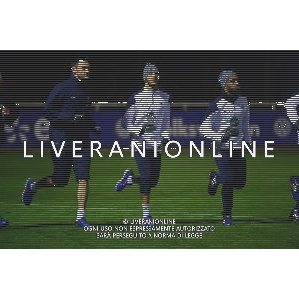 Hugo LLORIS / Layvin KURZAWA / Alexandre LACAZETTE - 10.11.2014 - Entrainement Equipe de France Photo : Dave Winter / Icon Sport /Agenzia Aldo Liverani sas - ITALY ONLY - EDITORIAL USE ONLY - CONFERENZA STAMPA E ALLENAMENTO DELLA NAZIONALE DELLA FRANCIA
