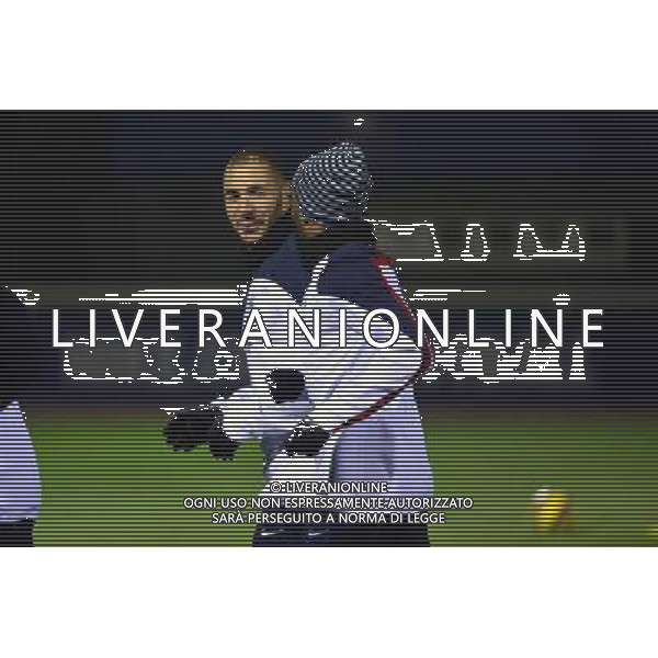 Karim BENZEMA / Alexandre LACAZETTE - 10.11.2014 - Entrainement Equipe de France Photo : Dave Winter / Icon Sport /Agenzia Aldo Liverani sas - ITALY ONLY - EDITORIAL USE ONLY - CONFERENZA STAMPA E ALLENAMENTO DELLA NAZIONALE DELLA FRANCIA