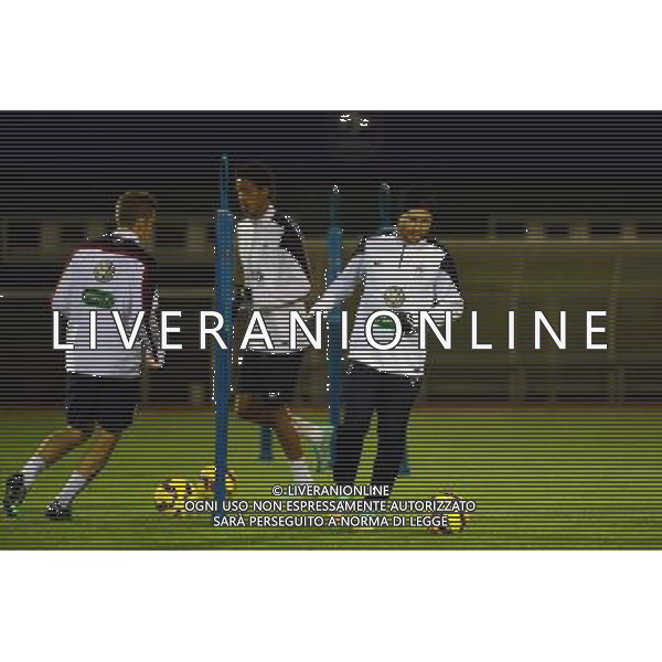 Lucas DIGNE / Raphael VARANE / Yohan CABAYE - 10.11.2014 - Entrainement Equipe de France Photo : Dave Winter / Icon Sport /Agenzia Aldo Liverani sas - ITALY ONLY - EDITORIAL USE ONLY - CONFERENZA STAMPA E ALLENAMENTO DELLA NAZIONALE DELLA FRANCIA