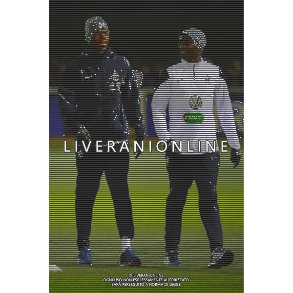 Paul POGBA / Eliaquim MANGALA- 10.11.2014 - Entrainement Equipe de France Photo : Dave Winter / Icon Sport /Agenzia Aldo Liverani sas - ITALY ONLY - EDITORIAL USE ONLY - CONFERENZA STAMPA E ALLENAMENTO DELLA NAZIONALE DELLA FRANCIA