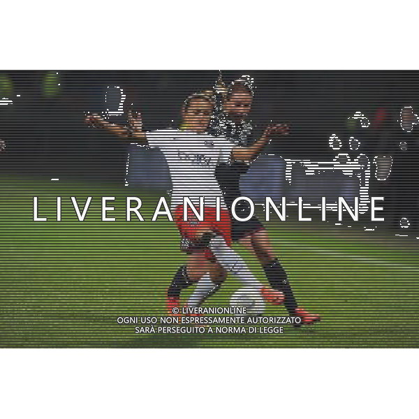 Fatmire Alushi / Amandine HENRY - 12.11.2014 - Lyon / Paris Saint Germain - 1/2Finale Retour Champions League Photo : Jean Paul Thomas / Icon Sport /AGENZIA ALDO LIVERANI SAS - ITALY ONLY - EDITORIAL USE ONLY