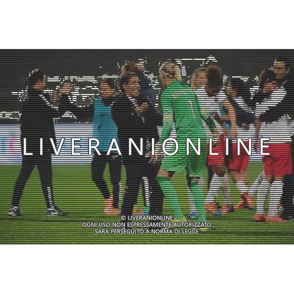 Farid BENSTITI / Katarzyna Kiedrzynek - 12.11.2014 - Lyon / Paris Saint Germain - 1/4Finale Retour Champions League Photo : Jean Paul Thomas / Icon Sport /AGENZIA ALDO LIVERANI SAS - ITALY ONLY - EDITORIAL USE ONLY
