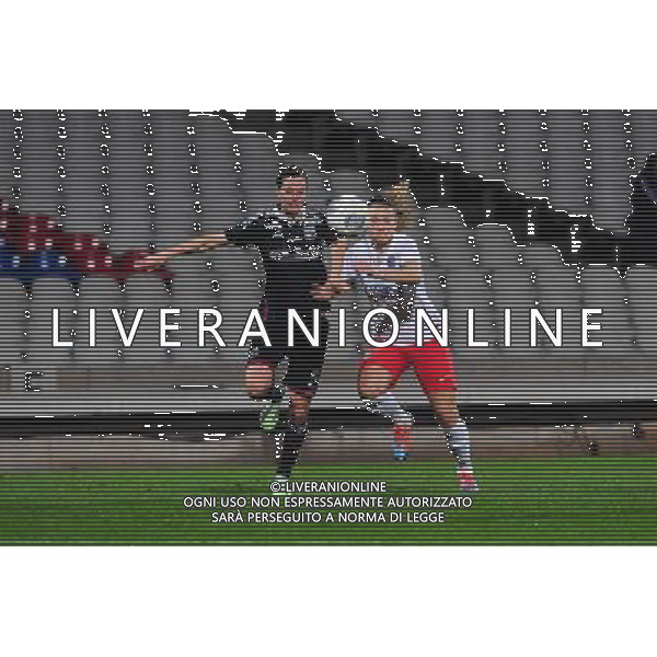 Lotta SCHELIN / Josephine Henning - 12.11.2014 - Lyon / Paris Saint Germain - 1/4Finale Retour Champions League Photo : Jean Paul Thomas / Icon Sport /AGENZIA ALDO LIVERANI SAS - ITALY ONLY - EDITORIAL USE ONLY