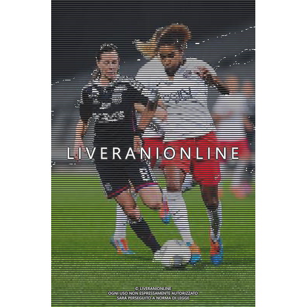 Lotta SCHELIN / Laura Georges - 12.11.2014 - Lyon / Paris Saint Germain - 1/4Finale Retour Champions League Photo : Jean Paul Thomas / Icon Sport /AGENZIA ALDO LIVERANI SAS - ITALY ONLY - EDITORIAL USE ONLY
