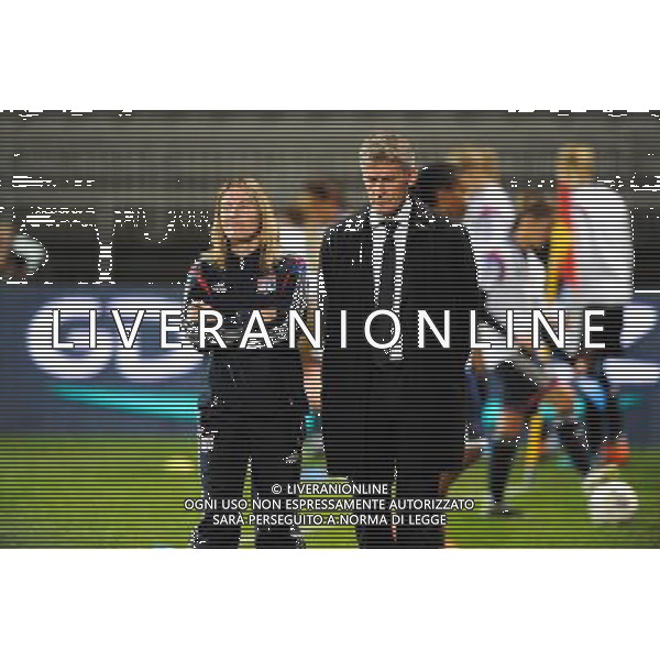 Sonia BOMPASTOR / GERARD PRECHEUR - 12.11.2014 - Lyon / Paris Saint Germain - 1/4Finale Retour Champions League Photo : Jean Paul Thomas / Icon Sport /AGENZIA ALDO LIVERANI SAS - ITALY ONLY - EDITORIAL USE ONLY