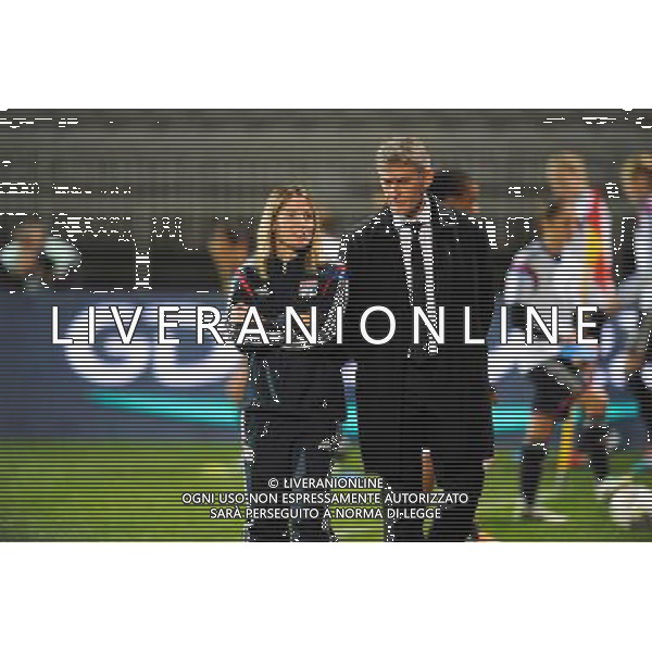 Sonia BOMPASTOR / GERARD PRECHEUR - 12.11.2014 - Lyon / Paris Saint Germain - 1/4Finale Retour Champions League Photo : Jean Paul Thomas / Icon Sport /AGENZIA ALDO LIVERANI SAS - ITALY ONLY - EDITORIAL USE ONLY
