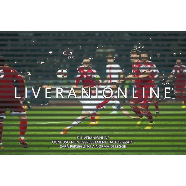 14.11.2014, Georgia, Gruzja, Tbilisi, Pilka nozna, football, UEFA European qualifiers 2016, eliminacje mistrzosw europy 2016, Georgia - Poland, Gruzja - Polska, Robert Lewandowski (Polska) , fot. Lukasz Skwiot / Foto Olimpik/NEWSPIX.PL --- Newspix.pl /Agenzia Aldo Liverani sas - ITALY ONLY - EDITORIAL USE ONLY - Georgia - Polonia qualificazioni Europei UEFA del 2016 *** Local Caption *** www.newspix.pl mail us: info@newspix.pl call us: 0048 022 23 22 222 --- Polish Picture Agency by Ringier Axel Springer Poland