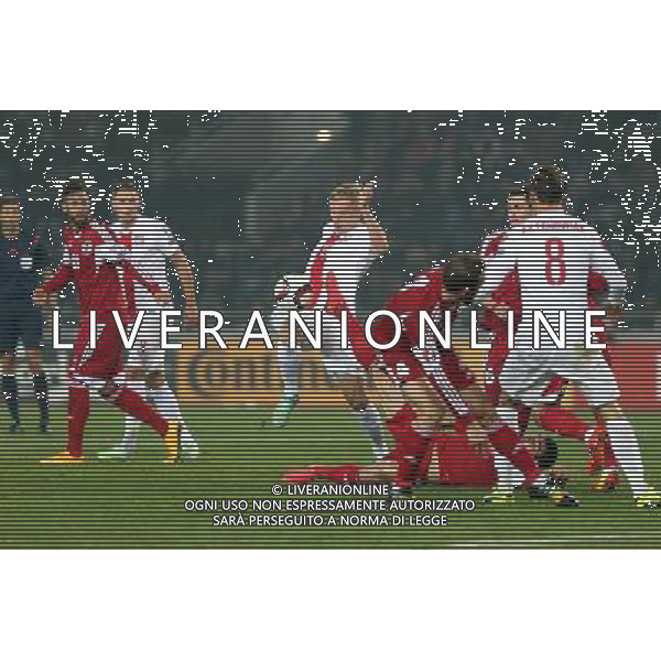 14.11.2014 TIBILISI, GRUZJA (TIBILISI, GEORGIA) - STADION BORISA PAICZADZE (BORIS PAICHADZE STADIUM) PILKA NOZNA ( FOOTBALL ) ELIMINACJE EURO 2016 ( UEFA EURO 2016 QUALIFICATION ) MECZ GRUZJA - POLSKA ( GAME GEORGIA - POLAND ) NZ KAMIL GLIK FOTO LUKASZ GROCHALA/CYFRASPORT/NEWSPIX.PL --- Newspix.pl /Agenzia Aldo Liverani sas - ITALY ONLY - EDITORIAL USE ONLY - Georgia - Polonia qualificazioni Europei UEFA del 2016 *** Local Caption *** www.newspix.pl mail us: info@newspix.pl call us: 0048 022 23 22 222 --- Polish Picture Agency by Ringier Axel Springer Poland