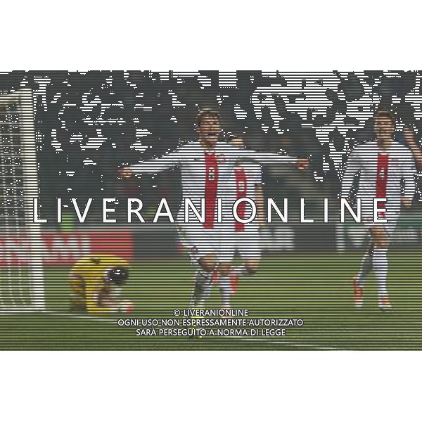 14.11.2014 TIBILISI, GRUZJA (TIBILISI, GEORGIA) - STADION BORISA PAICZADZE (BORIS PAICHADZE STADIUM) PILKA NOZNA ( FOOTBALL ) ELIMINACJE EURO 2016 ( UEFA EURO 2016 QUALIFICATION ) MECZ GRUZJA - POLSKA ( GAME GEORGIA - POLAND ) NZ GRZEGORZ KRYCHOWIAK - RADOSC, BRAMKA, GOL FOTO LUKASZ GROCHALA/CYFRASPORT/NEWSPIX.PL --- Newspix.pl /Agenzia Aldo Liverani sas - ITALY ONLY - EDITORIAL USE ONLY - Georgia - Polonia qualificazioni Europei UEFA del 2016 *** Local Caption *** www.newspix.pl mail us: info@newspix.pl call us: 0048 022 23 22 222 --- Polish Picture Agency by Ringier Axel Springer Poland