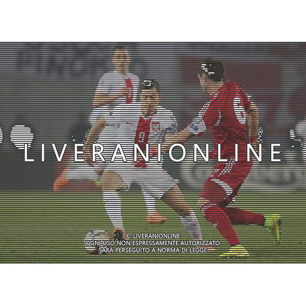 2014.11.14 TBILISI PILKA NOZNA KADRA REPREZENTACJA ELIMINACJE MISTRZOSTWA EUROPY EURO FRANCJA 2016 FOOTBALL UEFA EURO FRANCJE 2016 QUALIFICATION GRUZJA - POLSKA (GEORGIA VS. POLAND) N/Z ROBERT LEWANDOWSKI ARKADIUSZ MILIK FOTO SZYMON GORSKI / PRESSFOCUS/NEWSPIX.PL --- Newspix.pl /Agenzia Aldo Liverani sas - ITALY ONLY - EDITORIAL USE ONLY - Georgia - Polonia qualificazioni Europei UEFA del 2016 *** Local Caption *** www.newspix.pl mail us: info@newspix.pl call us: 0048 022 23 22 222 --- Polish Picture Agency by Ringier Axel Springer Poland