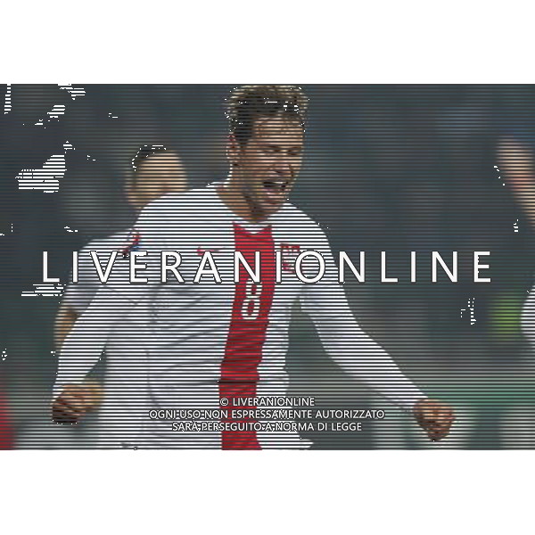 2014.11.14 TBILISI PILKA NOZNA KADRA REPREZENTACJA ELIMINACJE MISTRZOSTWA EUROPY EURO FRANCJA 2016 FOOTBALL UEFA EURO FRANCJE 2016 QUALIFICATION GRUZJA - POLSKA (GEORGIA VS. POLAND) N/Z BRAMKA GOL RADOSC 0-2 GRZEGORZ KRYCHOWIAK FOTO SZYMON GORSKI / PRESSFOCUS/NEWSPIX.PL --- Newspix.pl /Agenzia Aldo Liverani sas - ITALY ONLY - EDITORIAL USE ONLY - Georgia - Polonia qualificazioni Europei UEFA del 2016 *** Local Caption *** www.newspix.pl mail us: info@newspix.pl call us: 0048 022 23 22 222 --- Polish Picture Agency by Ringier Axel Springer Poland