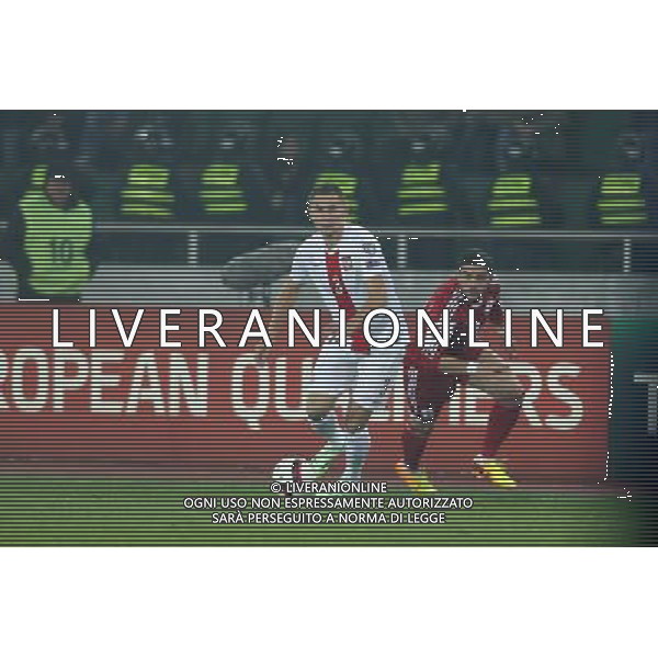 TBILISI 14.11.2014 MECZ ELIMINACJE DO MISTRZOSTW EUROPY FRANCJA 2016 GRUPA D: GRUZJA - POLSKA --- QUALIFICATION FOR UEFA EURO 2016 MATCH GROUP D: GEORGIA - POLAND ARTUR JEDRZEJCZYK MURTAZ DAUSHVILI FOT. PIOTR KUCZA/NEWSPIX.PL --- Newspix.pl /Agenzia Aldo Liverani sas - ITALY ONLY - EDITORIAL USE ONLY - Georgia - Polonia qualificazioni Europei UEFA del 2016 *** Local Caption *** www.newspix.pl mail us: info@newspix.pl call us: 0048 022 23 22 222 --- Polish Picture Agency by Ringier Axel Springer Poland
