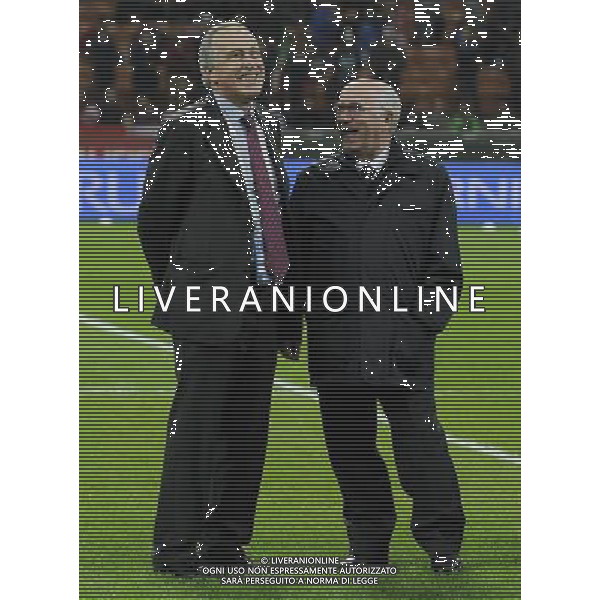 Qualificazioni ai Campionati Europei di Calcio UEFA Francia 2016 Gruppo H Milano - 16.11.2014 Italia-Croazia Nella Foto:abete giancarlo e tavecchio carlo /Ph.Vitez-Ag. Aldo Liverani