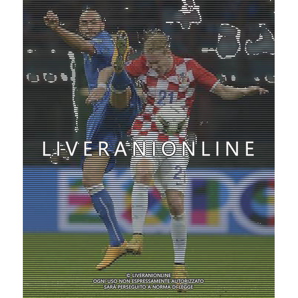 Qualificazioni ai Campionati Europei di Calcio UEFA Francia 2016 Gruppo H Milano - 16.11.2014 Italia-Croazia Nella Foto:zaza vida /Ph.Vitez-Ag. Aldo Liverani