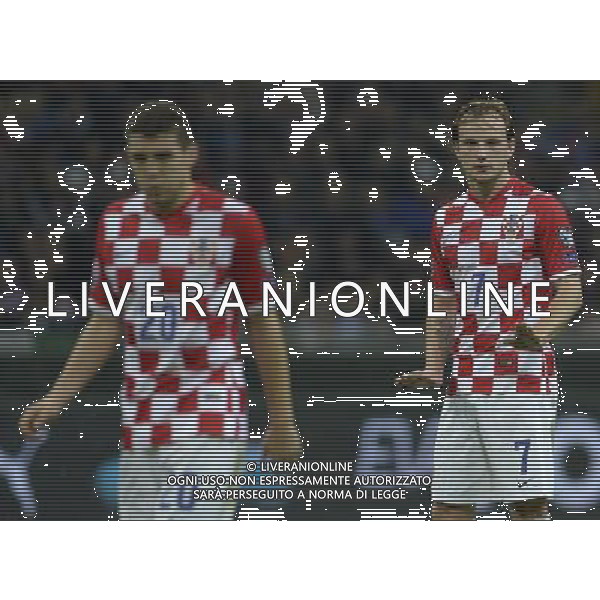 Qualificazioni ai Campionati Europei di Calcio UEFA Francia 2016 Gruppo H Milano - 16.11.2014 Italia-Croazia Nella Foto:rakitic kovacic /Ph.Vitez-Ag. Aldo Liverani