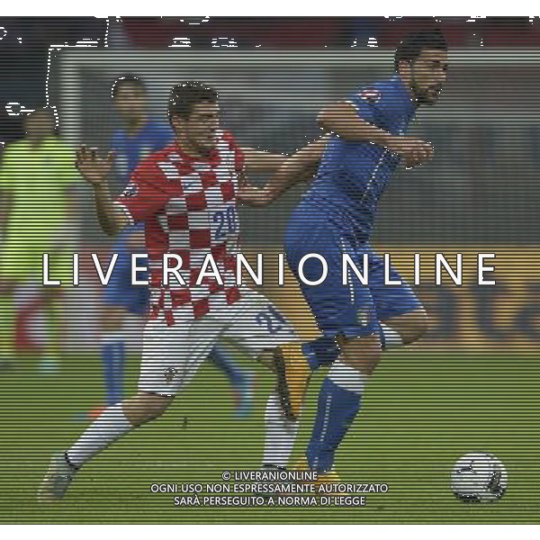 Qualificazioni ai Campionati Europei di Calcio UEFA Francia 2016 Gruppo H Milano - 16.11.2014 Italia-Croazia Nella Foto:pelle\' kovacic /Ph.Vitez-Ag. Aldo Liverani