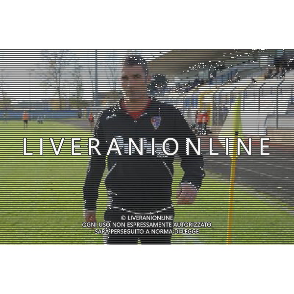 Busto Arsizio (VA) 16-11-2014 Stadio Carlo Speroni Campionato Lega PRO girone A - 13¡ giornata Pro Patria vs Arezzo nella foto Aldo Monza allenatore Pro Patria foto Roberto Garavaglia - ag. Aldo Liverani sas