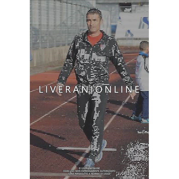 Busto Arsizio (VA) 16-11-2014 Stadio Carlo Speroni Campionato Lega PRO girone A - 13¡ giornata Pro Patria vs Arezzo nella foto Aldo Monza allenatore Pro Patria foto Roberto Garavaglia - ag. Aldo Liverani sas
