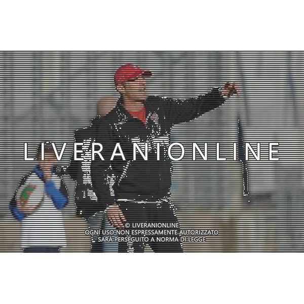 Busto Arsizio (VA) 16-11-2014 Stadio Carlo Speroni Campionato Lega PRO girone A - 13¡ giornata Pro Patria vs Arezzo nella foto Aldo Monza allenatore Pro Patria foto Roberto Garavaglia - ag. Aldo Liverani sas