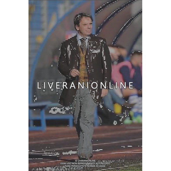 Busto Arsizio (VA) 16-11-2014 Stadio Carlo Speroni Campionato Lega PRO girone A - 13¡ giornata Pro Patria vs Arezzo nella foto Ezio Capuano allenatore Arezzo foto Roberto Garavaglia - ag. Aldo Liverani sas