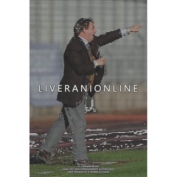 Busto Arsizio (VA) 16-11-2014 Stadio Carlo Speroni Campionato Lega PRO girone A - 13¡ giornata Pro Patria vs Arezzo nella foto Ezio Capuano allenatore Arezzo foto Roberto Garavaglia - ag. Aldo Liverani sas