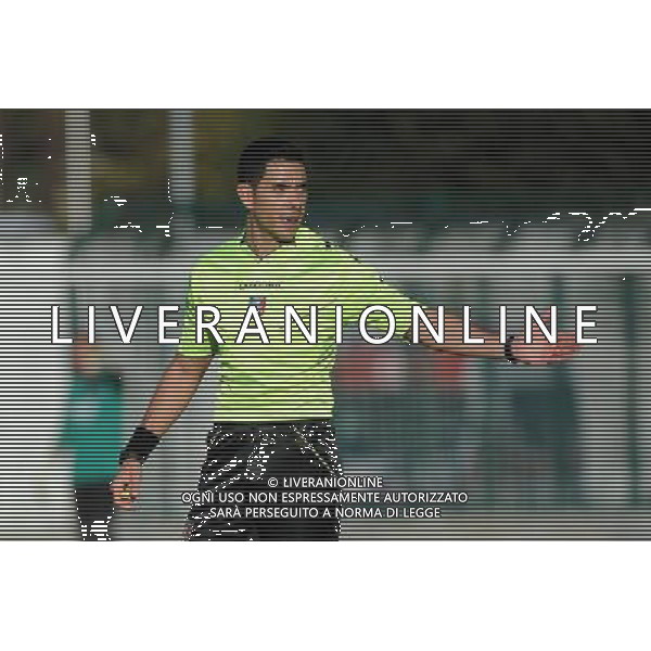 Busto Arsizio (VA) 16-11-2014 Stadio Carlo Speroni Campionato Lega PRO girone A - 13¡ giornata Pro Patria vs Arezzo nella foto l\'arbitro Fabio Schirru di Nichelino (TO) foto Roberto Garavaglia - ag. Aldo Liverani sas
