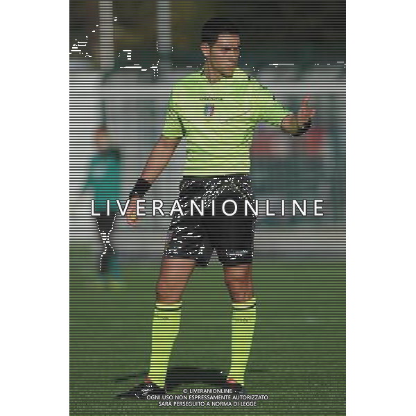Busto Arsizio (VA) 16-11-2014 Stadio Carlo Speroni Campionato Lega PRO girone A - 13¡ giornata Pro Patria vs Arezzo nella foto l\'arbitro Fabio Schirru di Nichelino (TO) foto Roberto Garavaglia - ag. Aldo Liverani sas