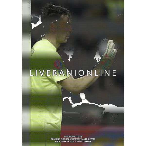 Qualificazioni ai Campionati Europei di Calcio UEFA Francia 2016 Gruppo H Milano - 16.11.2014 Italia-Croazia Nella Foto:Buffon Gianluigi /Ph.Vitez-Ag. Aldo Liverani