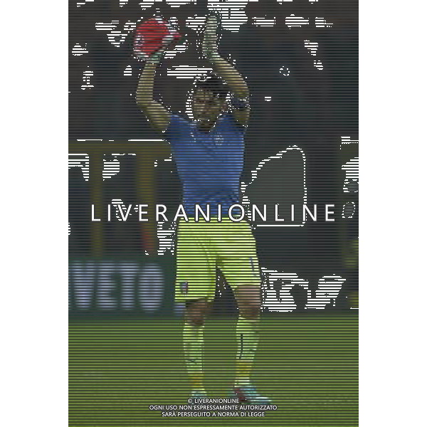 Qualificazioni ai Campionati Europei di Calcio UEFA Francia 2016 Gruppo H Milano - 16.11.2014 Italia-Croazia Nella Foto:Buffon Gianluigi /Ph.Vitez-Ag. Aldo Liverani