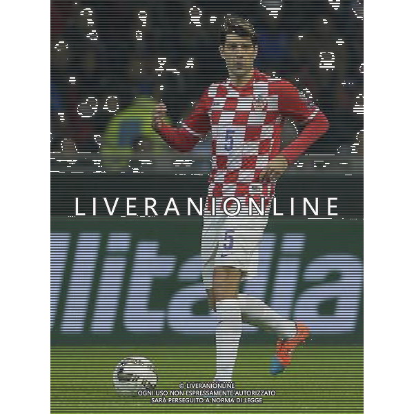 Qualificazioni ai Campionati Europei di Calcio UEFA Francia 2016 Gruppo H Milano - 16.11.2014 Italia-Croazia Nella Foto:Corluka Vedran /Ph.Vitez-Ag. Aldo Liverani