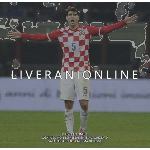 Qualificazioni ai Campionati Europei di Calcio UEFA Francia 2016 Gruppo H Milano - 16.11.2014 Italia-Croazia Nella Foto:Corluka Vedran /Ph.Vitez-Ag. Aldo Liverani