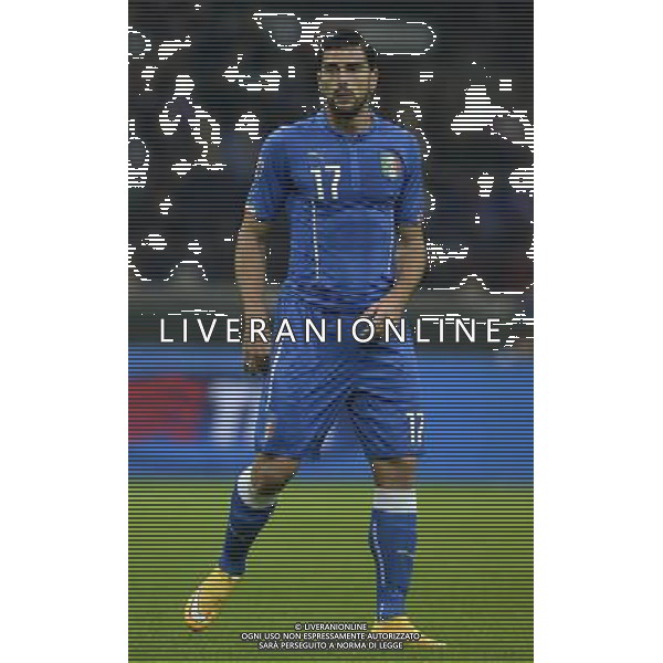 Qualificazioni ai Campionati Europei di Calcio UEFA Francia 2016 Gruppo H Milano - 16.11.2014 Italia-Croazia Nella Foto:Pelle\' Graziano /Ph.Vitez-Ag. Aldo Liverani