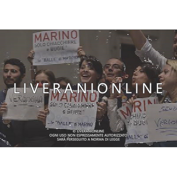 Consiglio Comunale a Roma pe discutere delle multe del sindaco Ignazio Marino 18 novembre 2014 ©Corradetti/AGENZIA ALDO LIVERANI SAS