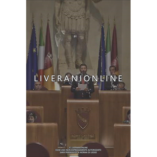 Consiglio Comunale a Roma pe discutere delle multe del sindaco Ignazio Marino 18 novembre 2014 ©Corradetti/AGENZIA ALDO LIVERANI SAS
