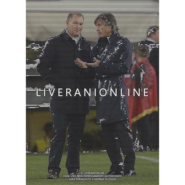 Amichevole Genova - 18.11.2014 Italia-Albania Nella Foto:de biasi gianni-gabriele oriali /Ph.Vitez-Ag. Aldo Liverani