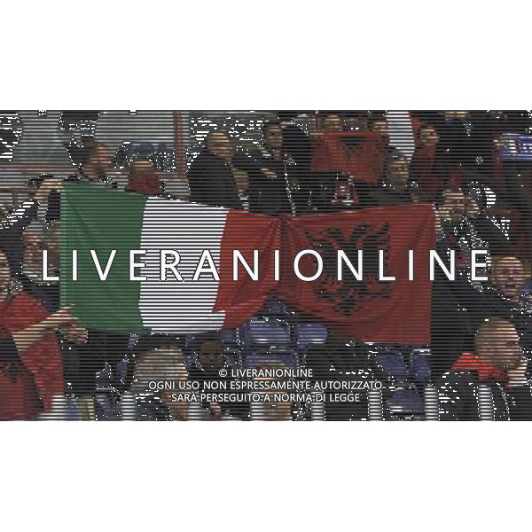 Amichevole Genova - 18.11.2014 Italia-Albania Nella Foto:tifosi albanesi /Ph.Vitez-Ag. Aldo Liverani