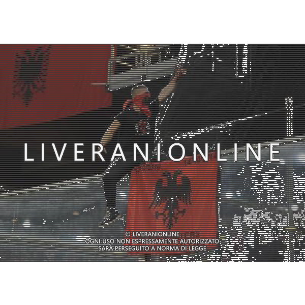 Amichevole Genova - 18.11.2014 Italia-Albania Nella Foto:tifosi albanesi /Ph.Vitez-Ag. Aldo Liverani