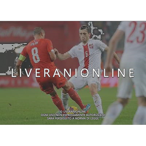 2014.11.18 WROCLAW PILKA NOZNA REPREZENTACJA MECZ TOWARZYSKI FOOTBALL POLAND FRIENDLY GAME POLAND - SCHWICERLAND POLSKA - SZWAJCARIA N/Z GOKHAN INLER, TOMASZ JODLOWIEC FOTO RAFAL RUSEK / PRESSFOCUS / NEWSPIX.PL --- Newspix.pl AG ALDO LIVERANI SAS ONLY ITALY *** Local Caption *** www.newspix.pl mail us: info@newspix.pl call us: 0048 022 23 22 222 --- Polish Picture Agency by Ringier Axel Springer Poland