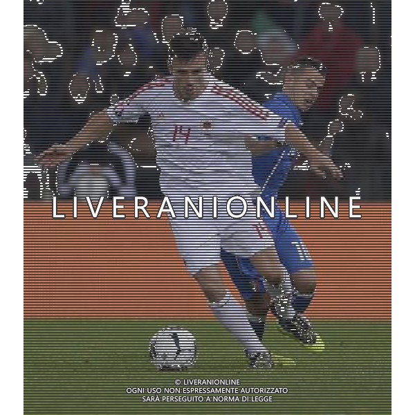 Amichevole Genova - 18.11.2014 Italia-Albania Nella Foto:memushaj-giovinco sebastian /Ph.Vitez-Ag. Aldo Liverani