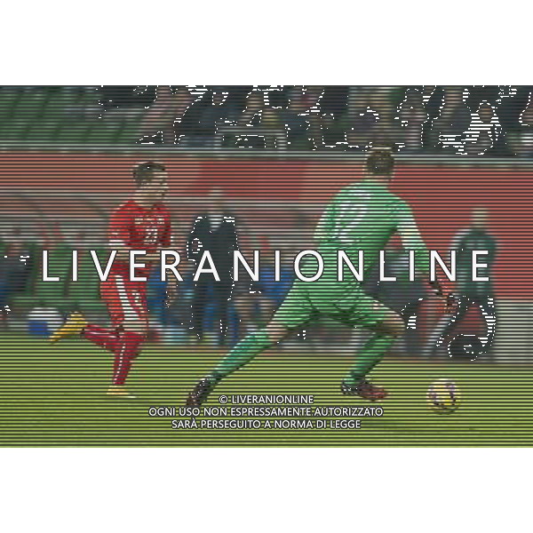 WROCLAW 18-11-2014 PILA NOZNA MECZ TOWARZYSKI POLSKA vs SZWAJCARIA NZ XHERDAN SHAQIRI - ARTUR BORUC FOT KRYSTYNA PACZKOWSKA / PRZEGLAD SPORTOWY/NEWSPIX.PL SEASON 2014/2015 PROFESSIONAL POLISH TAURON BASKET LEAGUE 7 ROUND SLASK WROCLAW vs POLSKI CUKIER TORUN --- Newspix.pl AG ALDO LIVERANI SAS ONLY ITALY *** Local Caption *** www.newspix.pl mail us: info@newspix.pl call us: 0048 022 23 22 222 --- Polish Picture Agency by Ringier Axel Springer Poland