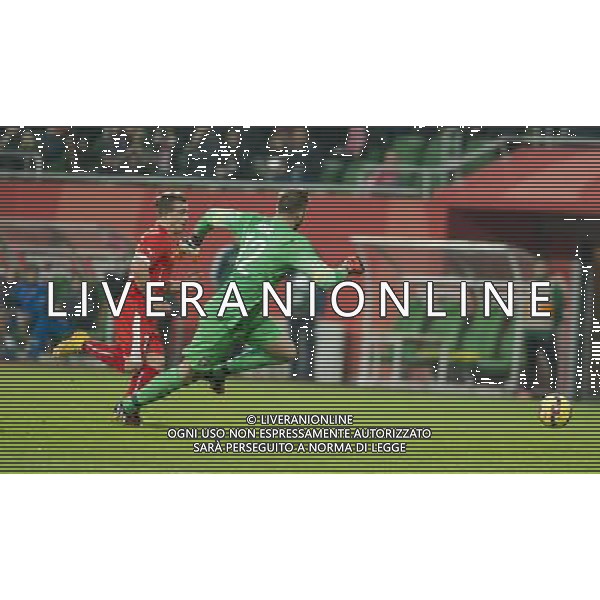WROCLAW 18-11-2014 PILA NOZNA MECZ TOWARZYSKI POLSKA vs SZWAJCARIA NZ XHERDAN SHAQIRI - ARTUR BORUC FOT KRYSTYNA PACZKOWSKA / PRZEGLAD SPORTOWY/NEWSPIX.PL SEASON 2014/2015 PROFESSIONAL POLISH TAURON BASKET LEAGUE 7 ROUND SLASK WROCLAW vs POLSKI CUKIER TORUN --- Newspix.pl AG ALDO LIVERANI SAS ONLY ITALY *** Local Caption *** www.newspix.pl mail us: info@newspix.pl call us: 0048 022 23 22 222 --- Polish Picture Agency by Ringier Axel Springer Poland