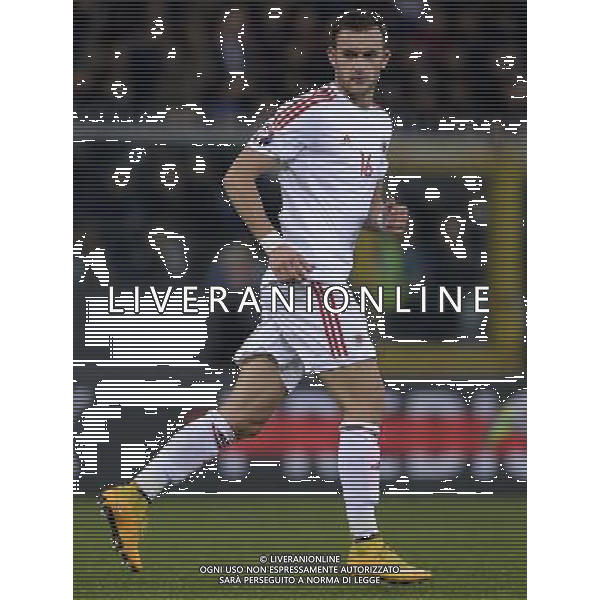 Amichevole Genova - 18.11.2014 Italia-Albania Nella Foto:Cikalleshi Sokol /Ph.Vitez-Ag. Aldo Liverani