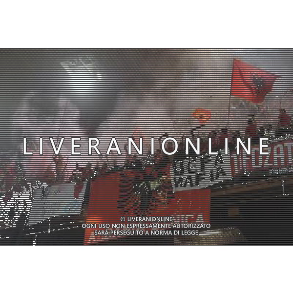 Amichevole Genova - 18.11.2014 Italia-Albania Nella Foto:Tifosi Albania /Ph.Vitez-Ag. Aldo Liverani