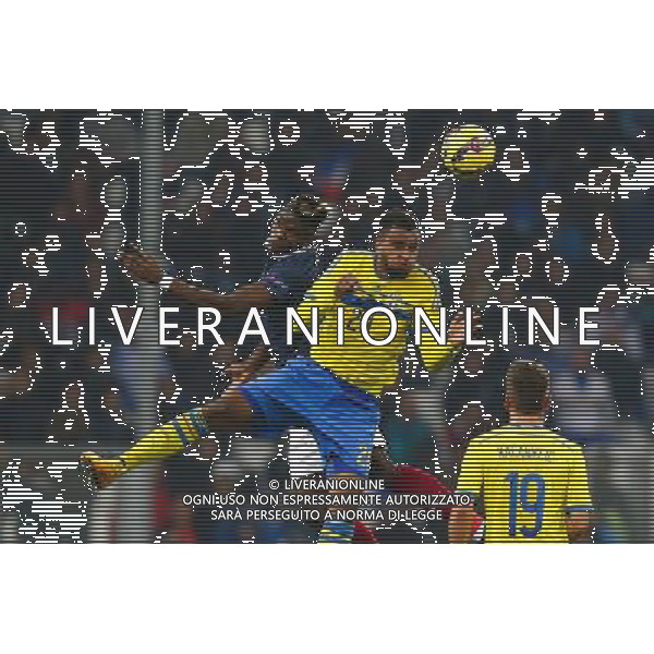 Paul Pogba / Isaac Kiese Thelin - 18.11.2014 - France / Suede - Match Amical -Marseille Photo : Manuel Blondeau / AOP Press / Icon Sport AG ALDO LIVERANI SAS ONLY ITALY