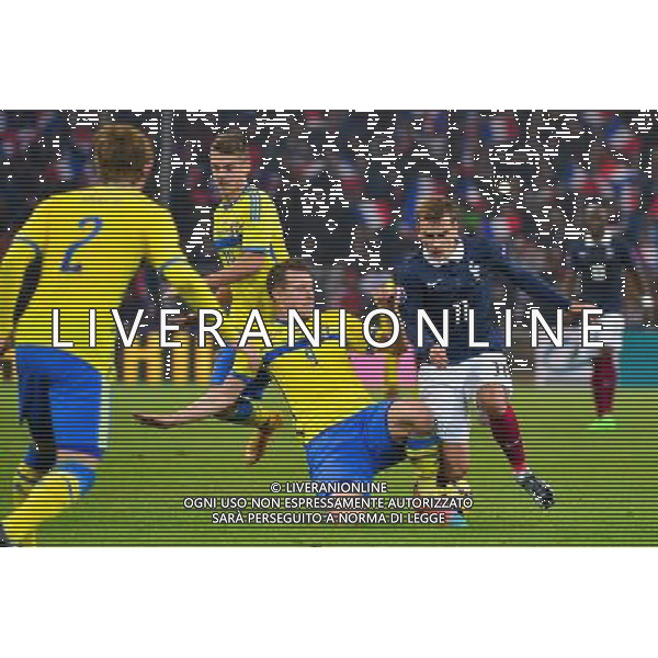 Kim KALLSTROM / Antoine GRIEZMANN - 18.11.2014 - France / Suede - Match Amical -Marseille Photo : Dave Winter / Icon Sport AG ALDO LIVERANI SAS ONLY ITALY