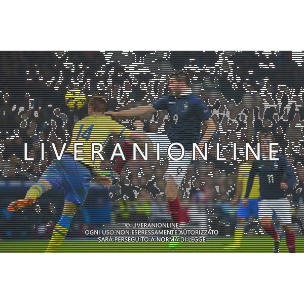 Andre Pierre GIGNAC / Pontus JANSSON - 18.11.2014 - France / Suede - Match Amical -Marseille Photo : Dave Winter / Icon Sport AG ALDO LIVERANI SAS ONLY ITALY