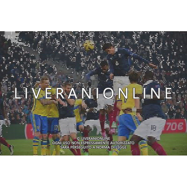 Goal Raphael VARANE - 18.11.2014 - France / Suede - Match Amical -Marseille Photo : Dave Winter / Icon Sport AG ALDO LIVERANI SAS ONLY ITALY