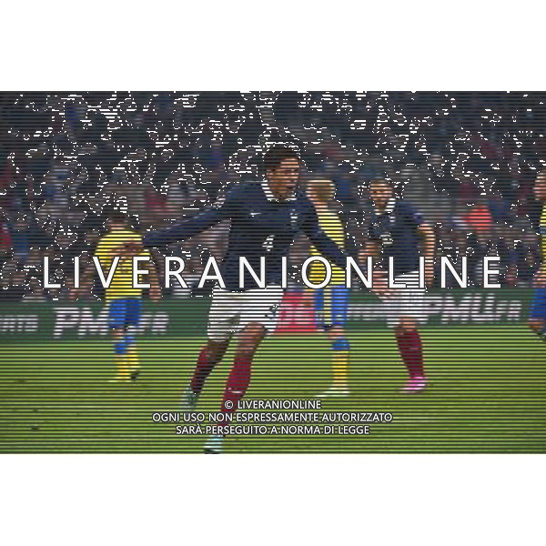 Joie Raphael VARANE - 18.11.2014 - France / Suede - Match Amical -Marseille Photo : Dave Winter / Icon Sport AG ALDO LIVERANI SAS ONLY ITALY